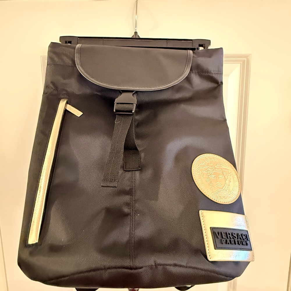Versace Parfum Black and Gold Women’s Backpack
